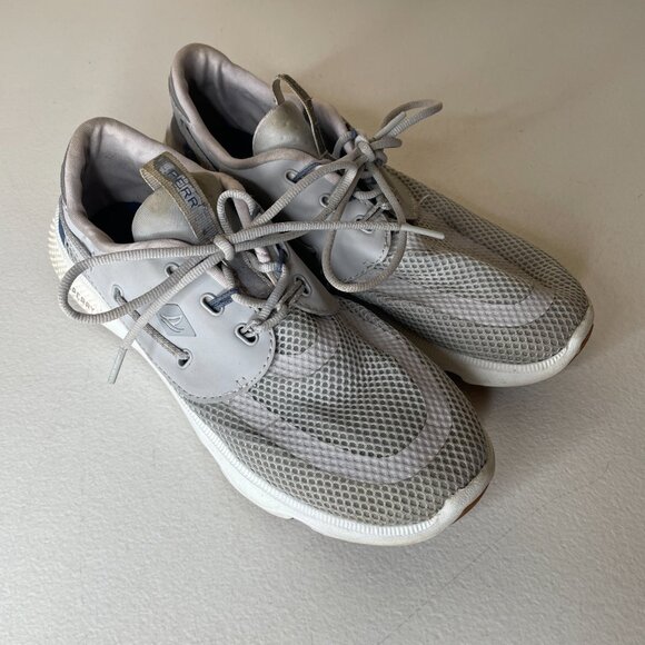 Sperry Top-Sider Women's 7 Seas 3-Eye Gray Boat Shoes Sneakers Size 7 - Picture 16 of 16